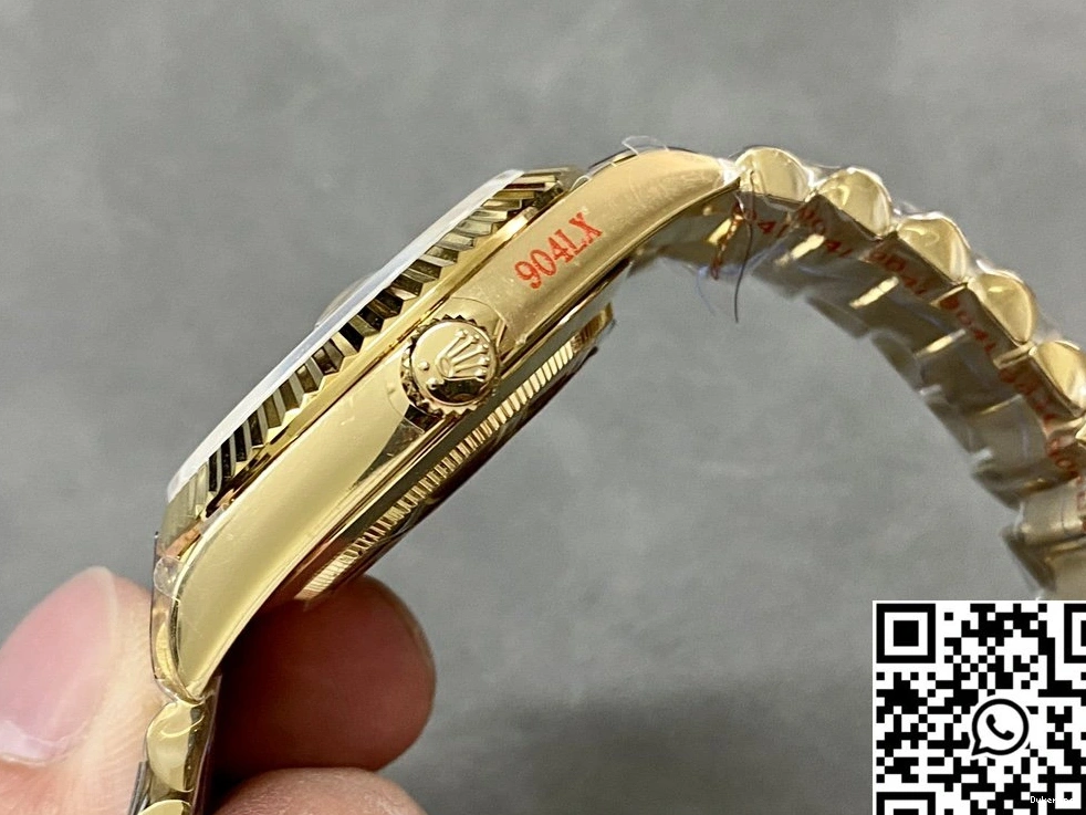 Factory v5 Dial Steel Rolex Diamond Tungsten Day Hourmarker QF Date M228238-0059 Black 0417